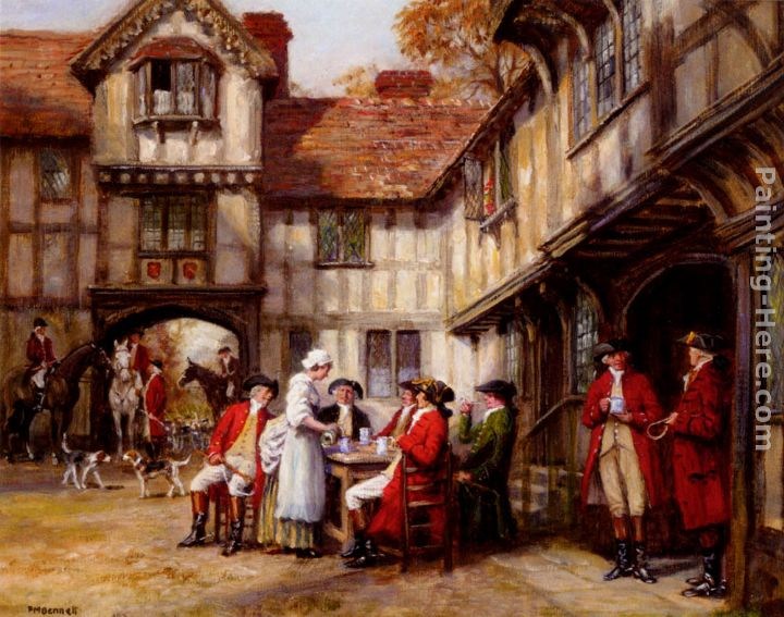 Frank Moss Bennett A Hunting Morning